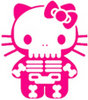 A Hello Kitty Skeleton