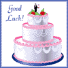 Good Luck Wedding Cake