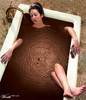 a luxurious chocolate bath