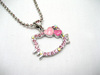 Hello Kitty Pink Gem NecklaceS