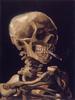 Van Gogh- Skull with Cigarette
