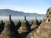 Breakfast @ d' top of Borobudur