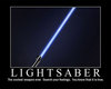 Given a Blue lightsaber