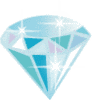 A Cerulean Sparkling Diamond