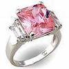 Pink diamond ring