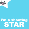 a shooting star
