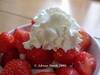 strawberries and whipped cream