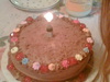 Chocolate Cake with Candle