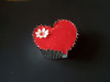Heart-shaped Cupcake