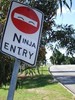 Ninja Entry Sign