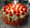 Strawberry B-Day cake