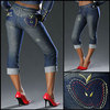 Apple Botton Jeans