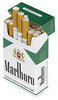 A pack of Marlboro cigaratte