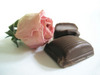 chocolate with a rose