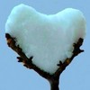 a snow heart