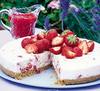 fresh strawberry cheesecake