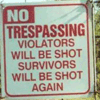 No Trespassing