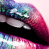 rainbow lipstick!