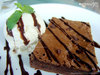 Hot Brownie with Ice-Cream