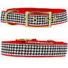 Houndstooth Dog Collar