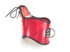 Red Leather  Posture Collar