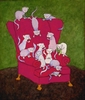 ferrets/chair poster