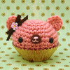 Delicious bear cupcake