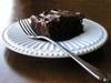 a sinful slice of chocolate cake