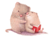 a precious mouse hug