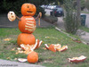 A Murderous Pumpkin Snowman