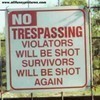 No Trespassing