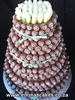 Chocolate truffle wedding cake