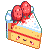 Piece of Strawberry Cake