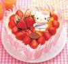 Hello Kitty Strawberries cake 