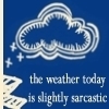 Slight sarcasm forecasted