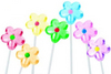 Flower lollipops