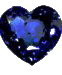 Rare Blue Diamond Heart shape