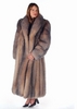 a sexy, expensive fur coat
