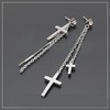 Silver Cross Earrings