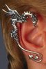 Dragon Earring 925 Silver 