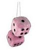 Fuzzy 'pink' Dice