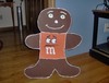 A plush Gingerbread Man