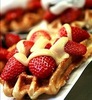 Strawberry &amp; Cheese Waffle