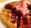 Berries Ice Cream Waffle