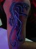 UV panther tattoo