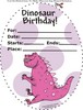 Dino Birthday Invitations