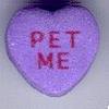 Pet Me Candy Hearts