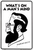 a man's mind.