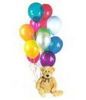 teddy bear and balloons