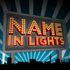 your name in lights